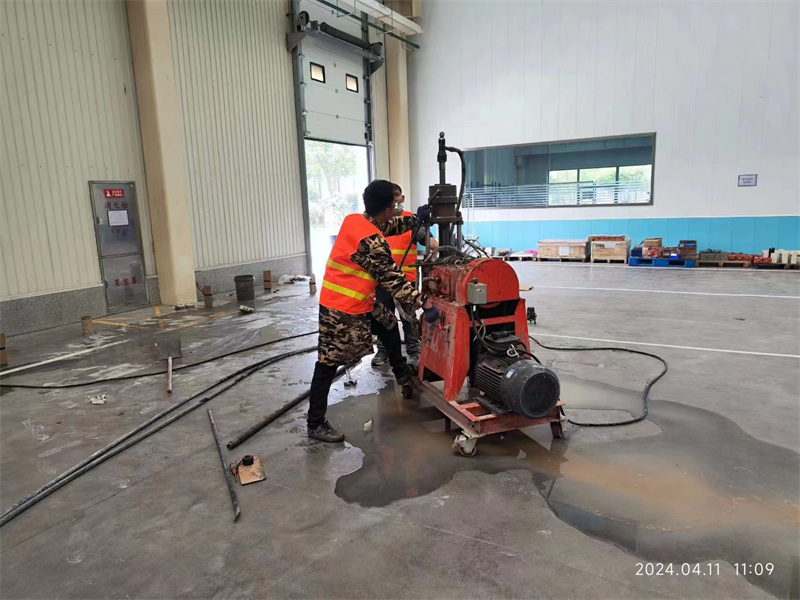 沈河厂房地面下沉塌陷注浆加固施工